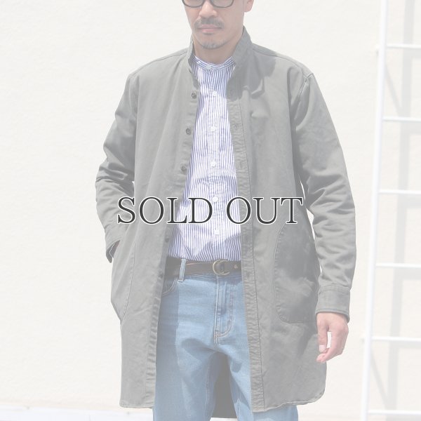 画像9: グリストーンW アーミーコード ポケ付 ローマシャツコート【MADE IN JAPAN】『日本製』/ Upscape Audience