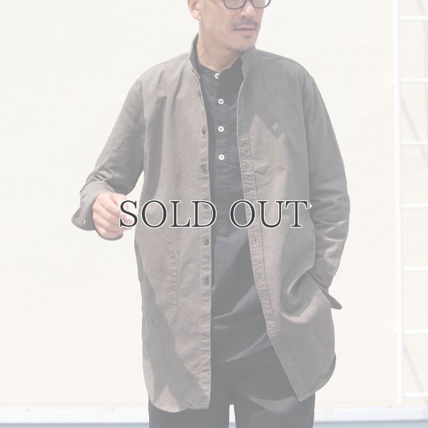 画像3: グリストーンW アーミーコード ポケ付 ローマシャツコート【MADE IN JAPAN】『日本製』/ Upscape Audience