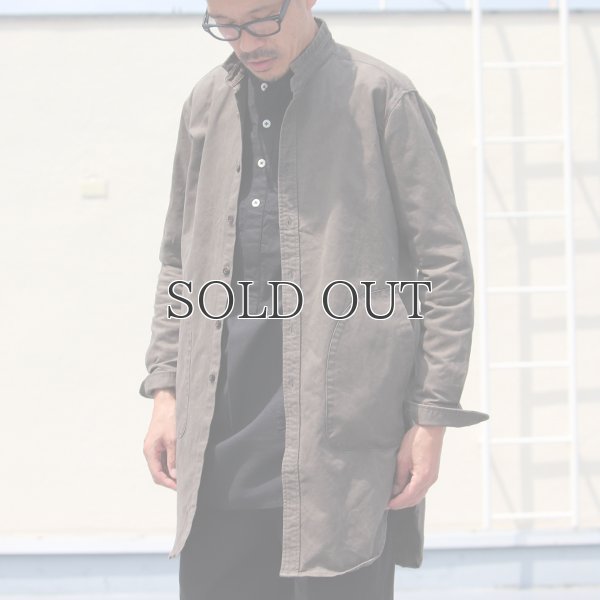 画像4: グリストーンW アーミーコード ポケ付 ローマシャツコート【MADE IN JAPAN】『日本製』/ Upscape Audience