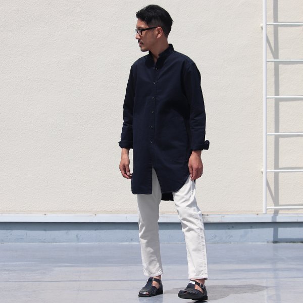 画像12: グリストーンW アーミーコード ポケ付 ローマシャツコート【MADE IN JAPAN】『日本製』/ Upscape Audience