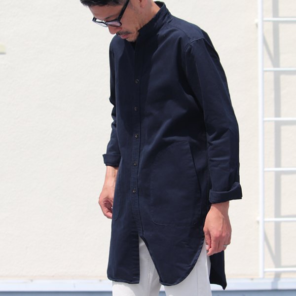 画像14: グリストーンW アーミーコード ポケ付 ローマシャツコート【MADE IN JAPAN】『日本製』/ Upscape Audience