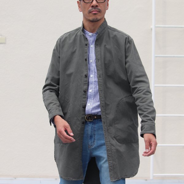 画像5: グリストーンW アーミーコード ポケ付 ローマシャツコート【MADE IN JAPAN】『日本製』/ Upscape Audience