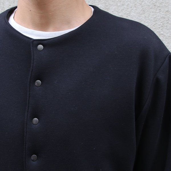 画像12: ボンバーヒート爆暖裏起毛ノーカラースナップジャケット【MADE IN JAPAN】『日本製 / Upscape Audience