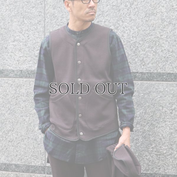 画像3: 【ボンバーヒート】爆暖TWEED スナップベスト『日本製』【MADE IN JAPAN】 / Upscape Audience