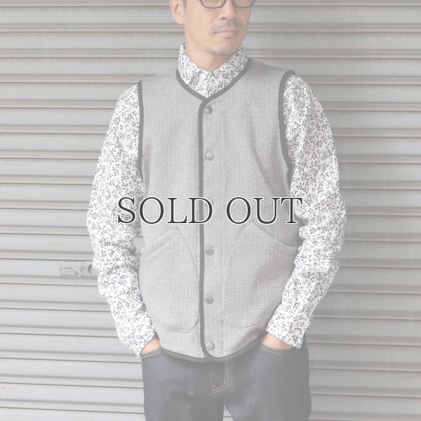 画像7: 【ボンバーヒート】爆暖TWEED スナップベスト『日本製』【MADE IN JAPAN】 / Upscape Audience