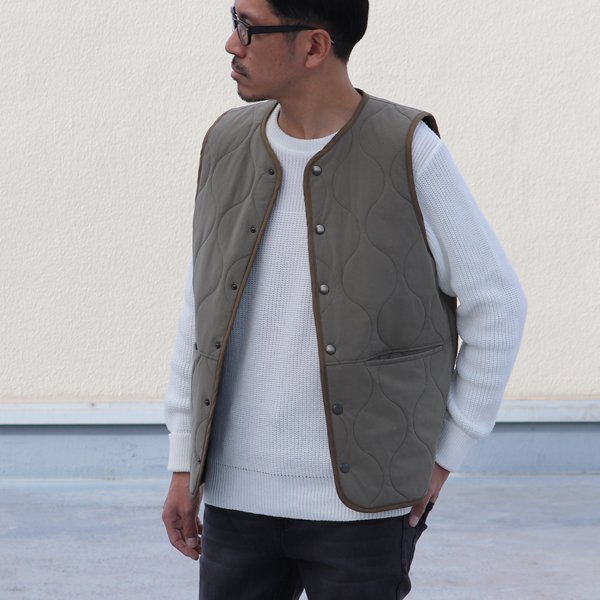 画像8: Teflon（テフロン）ウェーブキルト スナップベスト【MADE IN JAPAN】『日本製』【送料無料】 / Upscape Audience