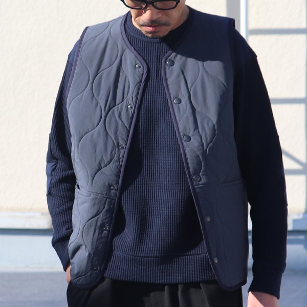 画像5: Teflon（テフロン）ウェーブキルト スナップベスト【MADE IN JAPAN】『日本製』【送料無料】 / Upscape Audience