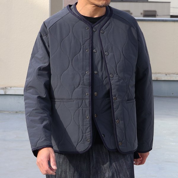 画像2: 【RE PRICE / 価格改定】Teflon（テフロン）ウェーブキルト スナップジャケット【MADE IN JAPAN】『日本製』 / Upscape Audience