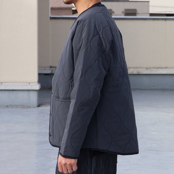 画像4: 【RE PRICE / 価格改定】Teflon（テフロン）ウェーブキルト スナップジャケット【MADE IN JAPAN】『日本製』 / Upscape Audience