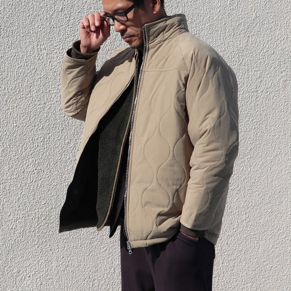 画像4: Teflon（テフロン）ウェーブキルト ルーズFIT スタンドコート【MADE IN JAPAN】『日本製』【送料無料】 / Upscape Audience