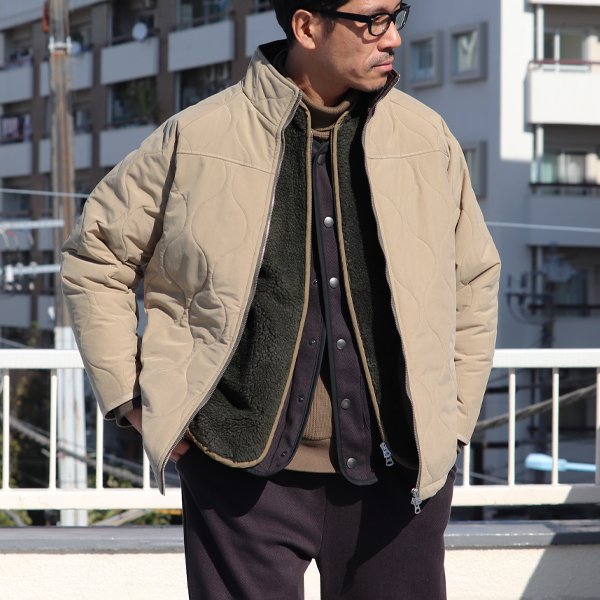 画像5: Teflon（テフロン）ウェーブキルト ルーズFIT スタンドコート【MADE IN JAPAN】『日本製』【送料無料】 / Upscape Audience