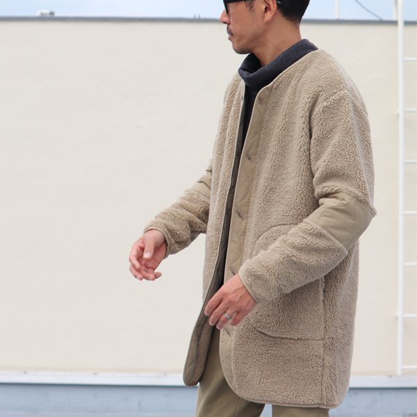 画像3: 【Lanificio Becagli(ベッカリー)】トスカーナボア US ARMYコート【MADE IN JAPAN】『日本製』【送料無料】/ Upscape Audience