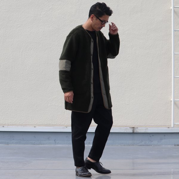 画像11: 【Lanificio Becagli(ベッカリー)】トスカーナボア US ARMYコート【MADE IN JAPAN】『日本製』【送料無料】/ Upscape Audience