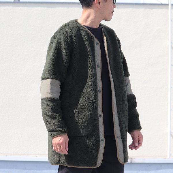 画像6: 【Lanificio Becagli(ベッカリー)】トスカーナボア US ARMYコート【MADE IN JAPAN】『日本製』【送料無料】/ Upscape Audience