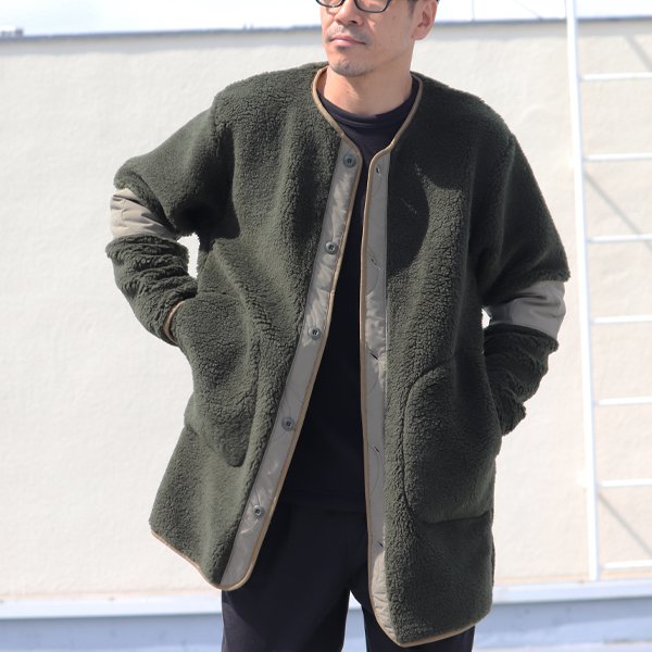 画像7: 【Lanificio Becagli(ベッカリー)】トスカーナボア US ARMYコート【MADE IN JAPAN】『日本製』【送料無料】/ Upscape Audience