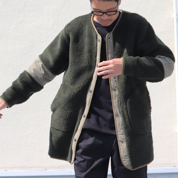 画像8: 【Lanificio Becagli(ベッカリー)】トスカーナボア US ARMYコート【MADE IN JAPAN】『日本製』【送料無料】/ Upscape Audience