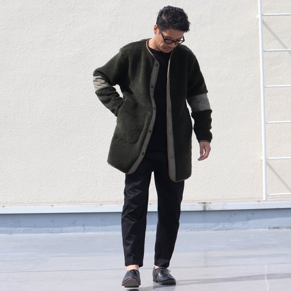 画像9: 【Lanificio Becagli(ベッカリー)】トスカーナボア US ARMYコート【MADE IN JAPAN】『日本製』【送料無料】/ Upscape Audience