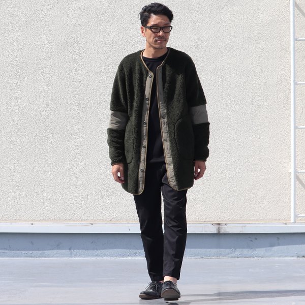 画像10: 【Lanificio Becagli(ベッカリー)】トスカーナボア US ARMYコート【MADE IN JAPAN】『日本製』【送料無料】/ Upscape Audience