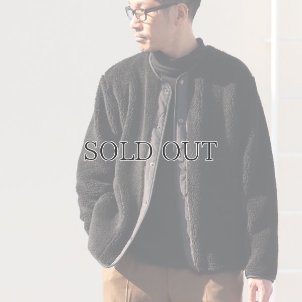 画像9: 【Lanificio Becagli（ベッカリー）】トスカーナボア スナップジャケット【MADE IN JAPAN】『日本製』/ Upscape Audience