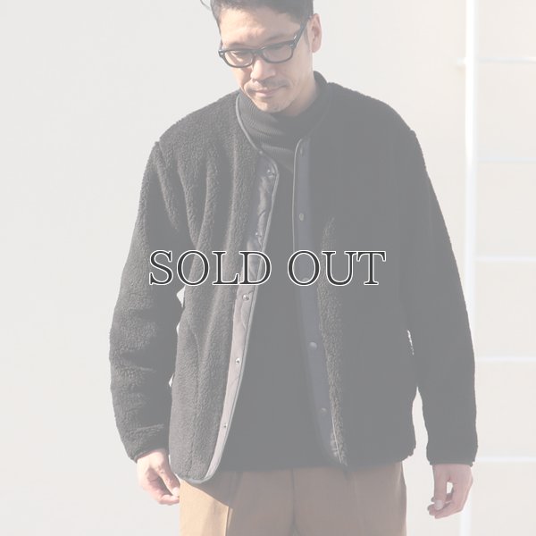 画像10: 【Lanificio Becagli（ベッカリー）】トスカーナボア スナップジャケット【MADE IN JAPAN】『日本製』/ Upscape Audience