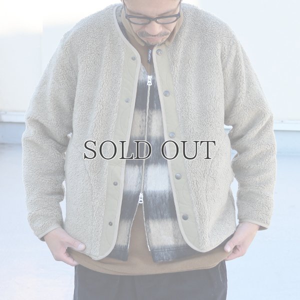 画像2: 【Lanificio Becagli（ベッカリー）】トスカーナボア スナップジャケット【MADE IN JAPAN】『日本製』/ Upscape Audience