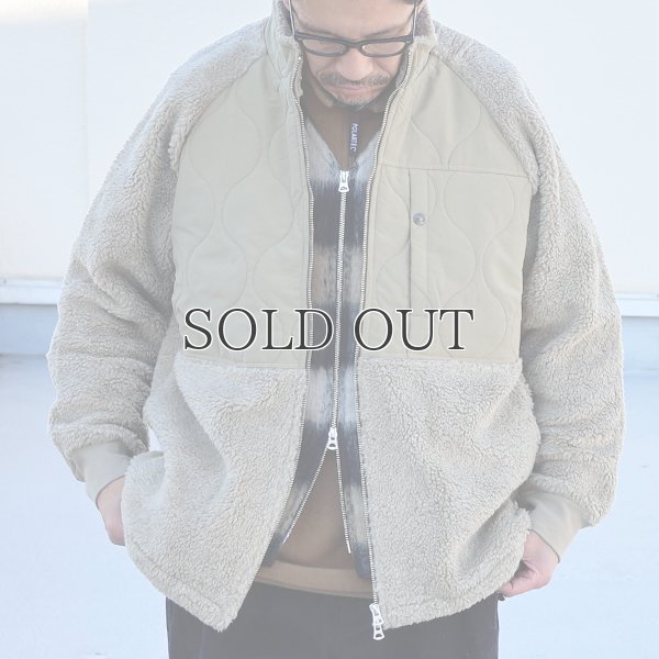 画像3: 【Lanificio Becagli（ベッカリー）】トスカーナボア ラグラン スタンドZIP ジャケット【MADE IN JAPAN】『日本製』/ Upscape Audience