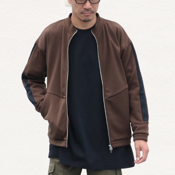 画像12: 【RE PRICE/価格改定】4段スムース ライン スタンドZIPブルゾン 【MADE IN JAPAN】『日本製』 / Upscape Audience