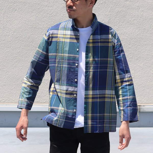 画像4: 【価格改定/RE PRICE】マドラス大判チェックスタンドスモールカラー シャツジャケット【MADE IN JAPAN】『日本製』/ Upscape Audience
