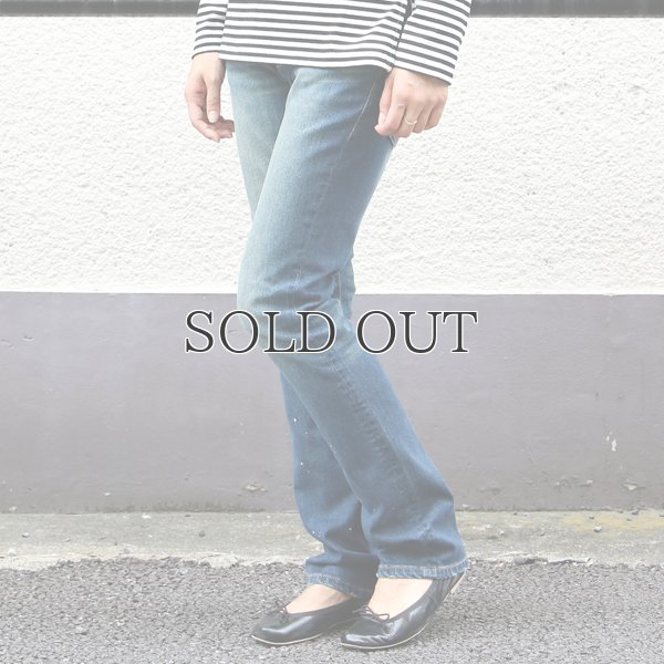 画像3: タイトフィットストレートヴィンテージウォッシュストレッチデニムパンツ [Lady's] / Audience