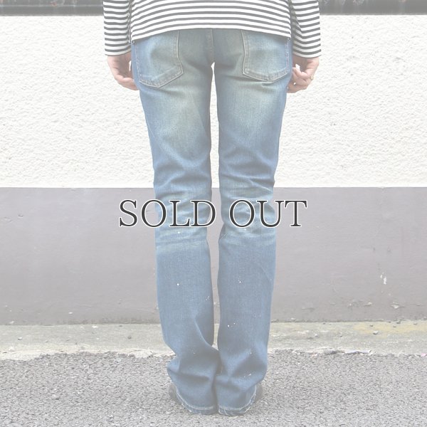 画像4: タイトフィットストレートヴィンテージウォッシュストレッチデニムパンツ [Lady's] / Audience