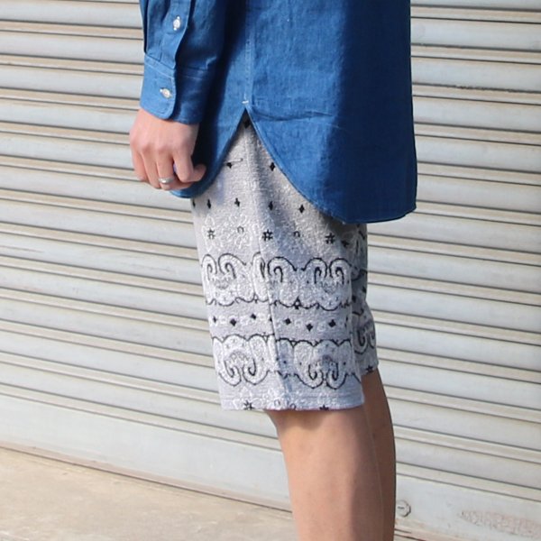 画像17: 【RE PRICE / 価格改定】バンダナパイルジャガードイージーショーツ 【MADE IN JAPAN】 / Upscape Audience