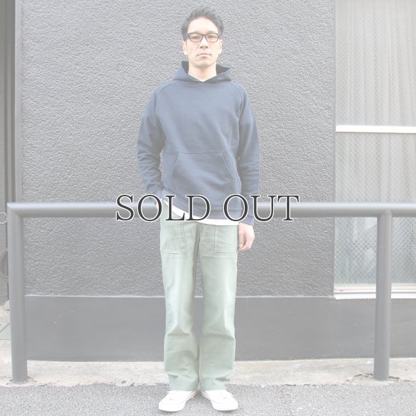 画像4: 日本国内加工黒顔料ヴィンテージ仕上げ米国製別注バックサテンサファリトラウザー 【送料無料】 / Audience