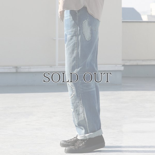 画像6: ヴィンテージウォッシュストレッチデニムオーバーオール 【送料無料】  / Audience