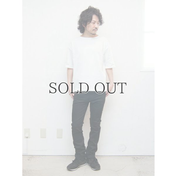 画像3: 黒×黒タイトフィットストレートデニムパンツ / Audience