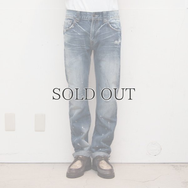 画像15: 72'sヴィンテージ加工タイトフィットストレート赤耳（セルヴィッチ）デニムパンツ  / Audience