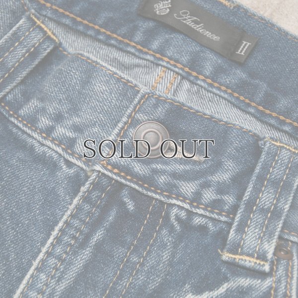 画像20: 72'sヴィンテージ加工タイトフィットストレート赤耳（セルヴィッチ）デニムパンツ  / Audience