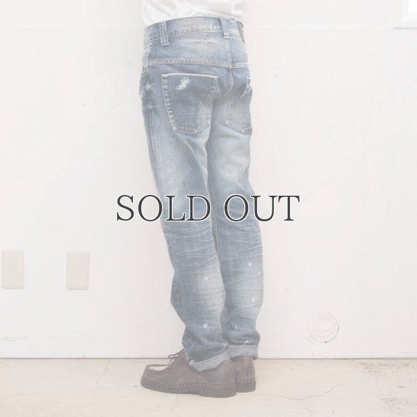 画像14: 72'sヴィンテージ加工タイトフィットストレート赤耳（セルヴィッチ）デニムパンツ  / Audience