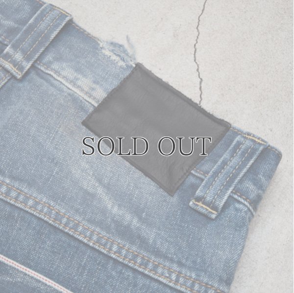 画像16: 72'sヴィンテージ加工タイトフィットストレート赤耳（セルヴィッチ）デニムパンツ  / Audience