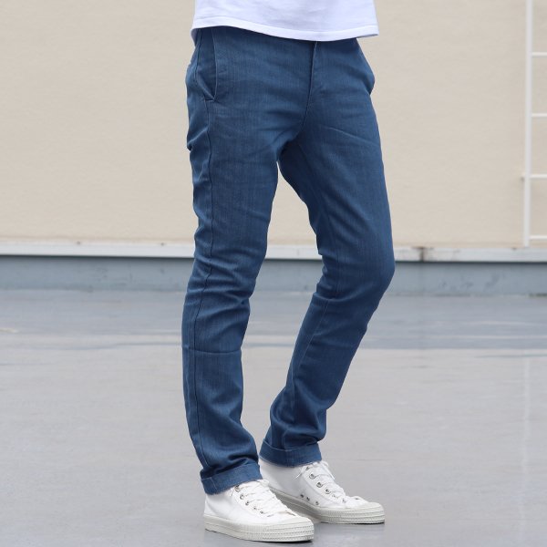 画像5: 【RE PRICE / 価格改定】オーバーダイカラーデニムノープリーツテーパードパンツ【MADE IN JAPAN】『日本製』/ Upscape Audience