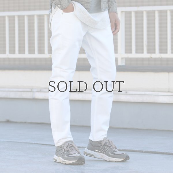 画像8: 赤耳（セルヴィッチ）白デニムアンクルパンツ  / Upscape Audience