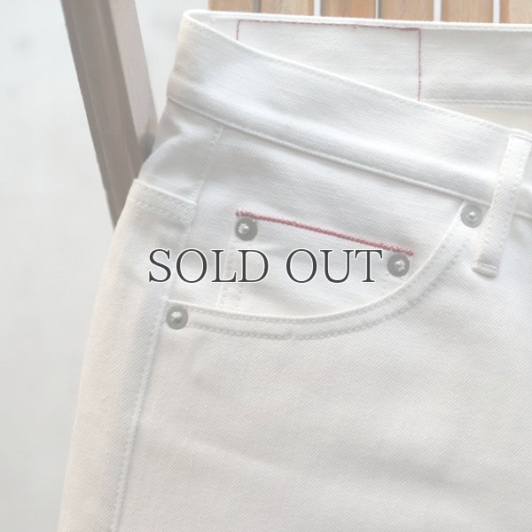 画像10: 赤耳（セルヴィッチ）白デニムアンクルパンツ  / Upscape Audience