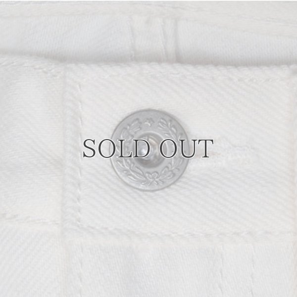 画像14: 赤耳（セルヴィッチ）白デニムアンクルパンツ  / Upscape Audience