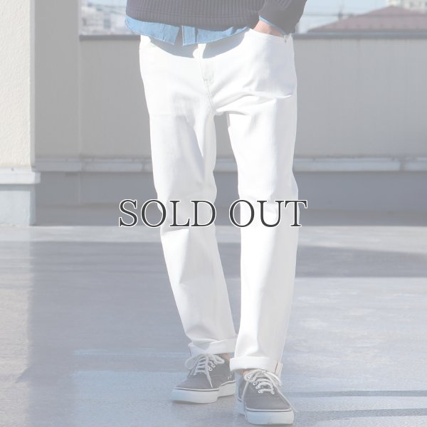 画像3: 赤耳（セルヴィッチ）白デニムアンクルパンツ  / Upscape Audience