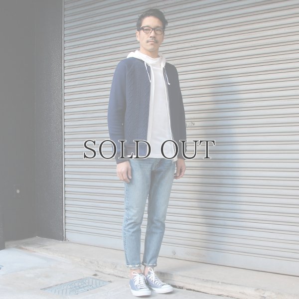 画像3: ヴィンテージ加工アンクル赤耳デニムパンツ 【送料無料】/ Audience