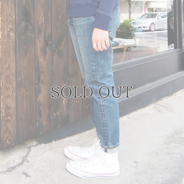 画像3: ヴィンテージ加工アンクル丈セルヴィッチデニムパンツ [Lady's] 【送料無料】 / Audience