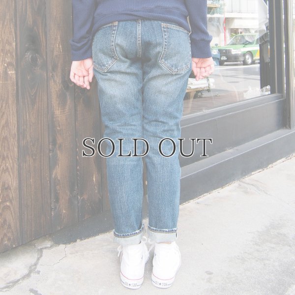 画像4: ヴィンテージ加工アンクル丈セルヴィッチデニムパンツ [Lady's] 【送料無料】 / Audience