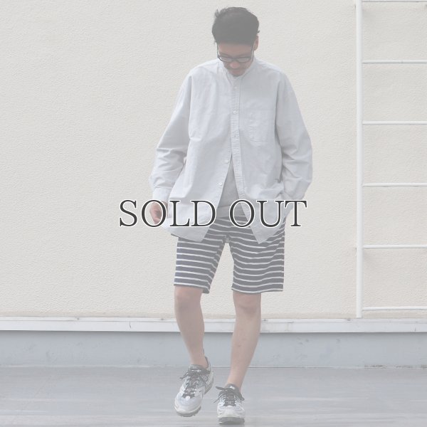 画像5: イズミールコットンパイルボーダーイージーショーツ【MADE IN JAPAN】『日本製』/ Upscape Audience