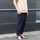 More photos1: 【RE PRICE/価格改定】麻混デニムワイド2タックアンクルパンツ【MADE IN JAPAN】『日本製』 / Upscape Audience