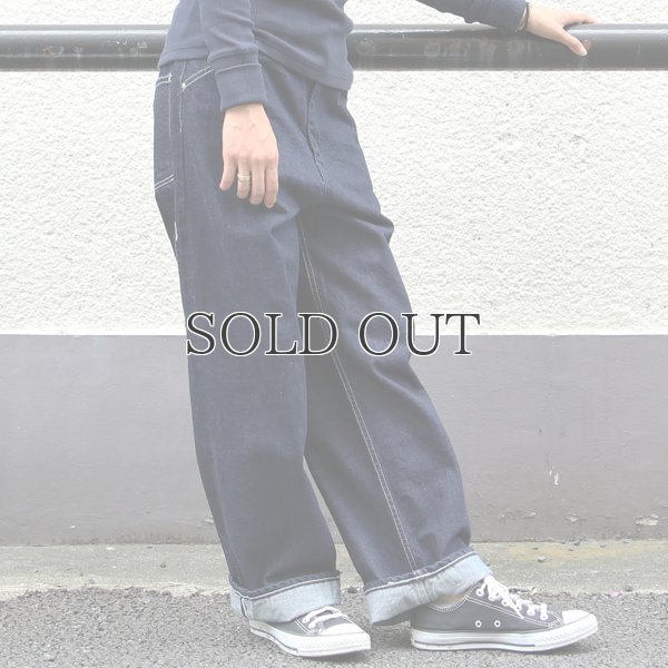 画像3: 赤耳（セルヴィッチ）デニムワイドペインターインステップパンツ [Lady's]【MADE IN JAPAN】『日本製』【送料無料】/ Upscape Audience