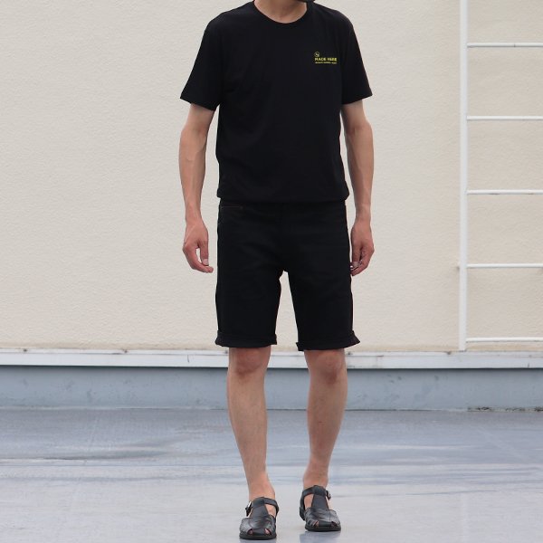 画像5: 【RE PRICE/価格改定】赤耳（セルヴィッチ）ブラックデニムショートパンツ 【MADE IN JAPAN】『日本製』 / Upscape Audience